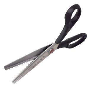 Tijera ( Zig Zag ) De Picos Mundial 8 1/2 Punto Rojo