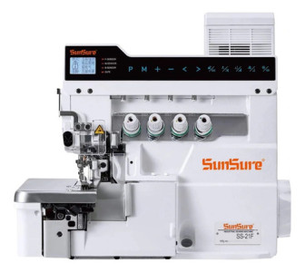 Máquina De Coser Overlock Industrial 5 Hilos Computarizada