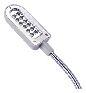 Lámpara Led Con 12 Leds Dimable Imán Extrafuerte Y Brazo Fle