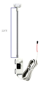 Lámpara Led Con 12 Leds Dimable Imán Extrafuerte Y Brazo Fle