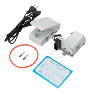 Motor Y Pedal De Máquina De Coser Overlock Familiar (kit)