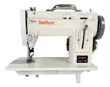 Máquina De Coser Cuero Recta Y Zigzag Brazo 18 Cm Sunsure