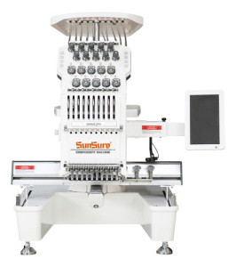 Máquina De Bordar Bordadora Industrial De 10 Agujas Sunsure