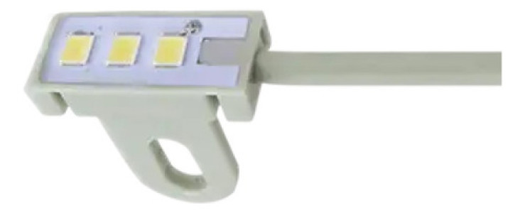 Lámpara Led Con 3 Leds De Alto Brillo (overlock)