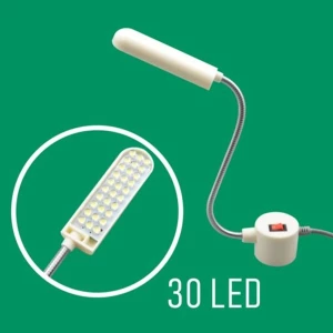 Lámpara LED con 30 LEDs Imán extrafuerte y Brazo flexible