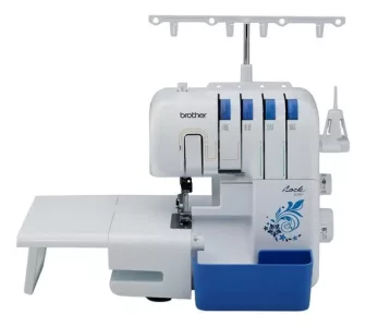 Máquina De Coser Overlock Brother Remalladora 3534dt Portable Color Blanco